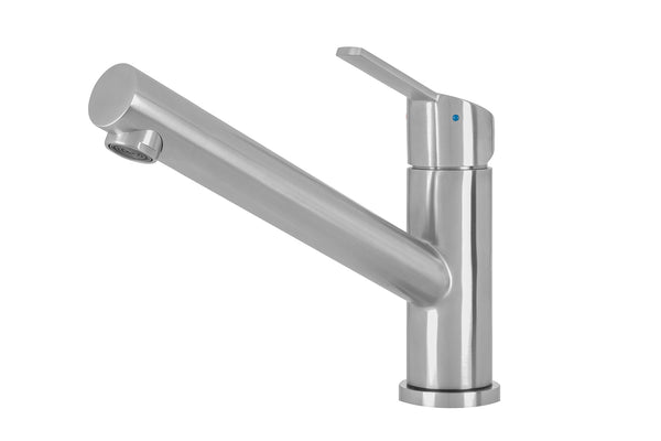 Mizzo Petito kitchen tap brushed steel