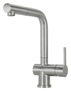 Mizzo Avori kitchen tap brushed steel