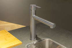 Mizzo Stori kitchen tap brushed steel