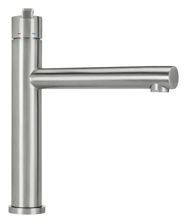 Mizzo Stori kitchen tap brushed steel
