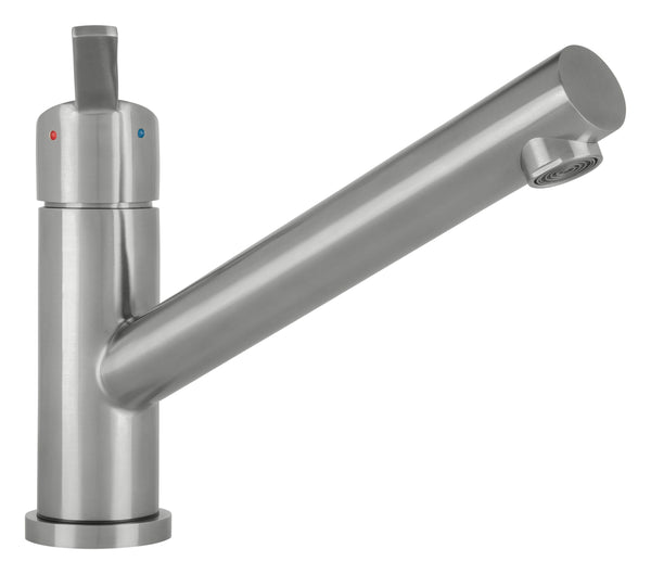 Mizzo Petito kitchen tap brushed steel